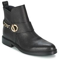 tommy hilfiger holly 1a womens low ankle boots in black