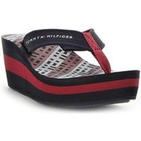 tommy hilfiger mariah 4d womens flip flops sandals shoes in multicolou ...