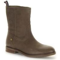 tommy hilfiger berry 13a womens mid boots in brown