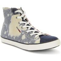 tommy hilfiger hilton 8s womens shoes high top trainers in white