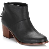 toms womens black leila leather boots womens low boots in black