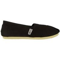 toms original classic womens espadrilles casual shoes in black