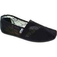 toms classic womens espadrilles casual shoes in black