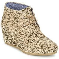 Toms DESERT WEDGE women\'s Low Boots in BEIGE