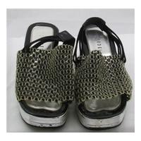 top model size 5 silver sandals