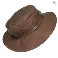 Toggi Monroe Ladies\' Wax Cloche Style Hat - Size: XL - Colour: Chocolate Brown