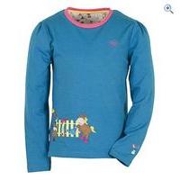 toggi foal childrens long sleeve top size 3 4 colour topaz