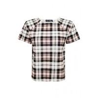 TONAL CHECK TEE