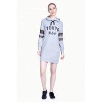 TOKYO AIRTEX HOODIE DRESS