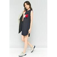 tommy hilfiger 90s tank t shirt dress navy