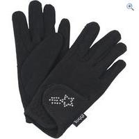 Toggi Gleam Chirldrens Riding Gloves - Size: L - Colour: Black