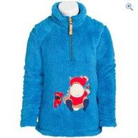 toggi childrens elsa fluffy fleece sweatshirt size 7 8 colour lagoon