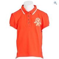 toggi childrens sofia polo shirt size 9 10 colour flame red