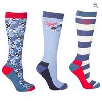 Toggi Women\'s Fenella Three Pack Sock - Colour: LAGOON