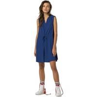 tommy hilfiger dw0dw01714 dress women womens long dress in blue