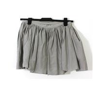 Topshop Size 12 Stone Cotton Mini Skirt