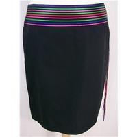 Topshop - Size 12 - Black - A-line skirt
