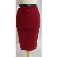 Top Shop size 8 red pencil skirt