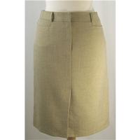 Topshop - Size 10 - Beige - Knee length skirt