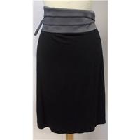topshop size 10 black knee length skirt