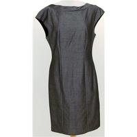 Topshop, size 12, grey low back dress