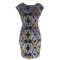 Topshop, size 12 black glittery velvet dress