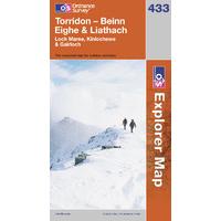 Torridon - Beinn Eighe & Liathach - OS Explorer Active Map Sheet Number 433