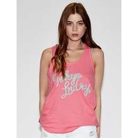 tokyo laundry brynn pink vest top