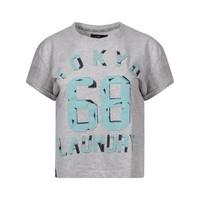 tokyo laundry destini white grey cotton tee