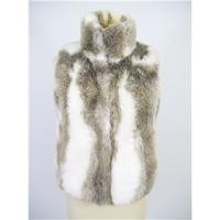 Topshop Faux Fur Gilet Bodywarmer Size 10