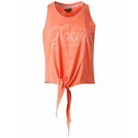 Tokyo Laundry Brooke orange sleeveless t-shirt