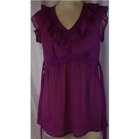 TOPSHOP SIZE 10 VIOLET Topshop - Size: 10 - Red - Mini dress