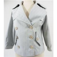 Topshop Size 8 Baby Blue, Sand and Yellow Casual jacket