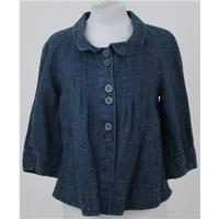 Topshop - Size: 8 - Blue Moto - Casual jacket