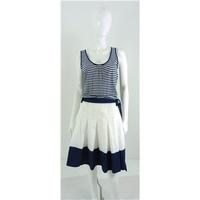 Tom Joule Size 12 Navy and White Summer Dress