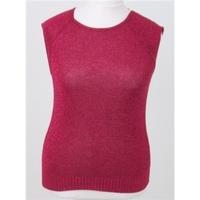 Topshop, size 12 Pink sparkly knitted top