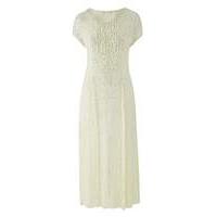 Together Applique Trim Lace Maxi Dress