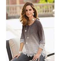 Together Lace Hem Jumper