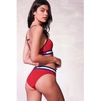 Tommy Hilfiger Hanalei Sport Bikini Bottoms, RED