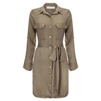 Tobago Belted Shirt Dress - Khaki