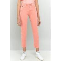 Tommy Hilfiger \'90s Pink High Waisted Cropped Jeans, PINK