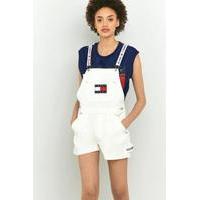 Tommy Hilfiger \'90s White Shorts Dungarees, WHITE