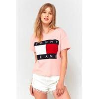 Tommy Hilfiger \'90s Pink Logo T-Shirt, PINK