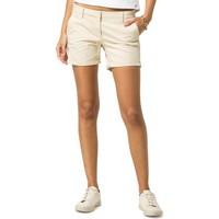 tommy hilfiger dw0dw01788 shorts women beige womens shorts in beige