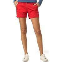 tommy hilfiger dw0dw01788 shorts women red womens shorts in red