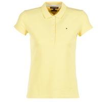 tommy hilfiger new chiara womens polo shirt in yellow