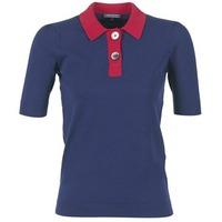 tommy hilfiger janisa womens polo shirt in blue