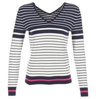 Tommy Hilfiger IVY DOUBLE V-NK SWTR women\'s Sweater in blue