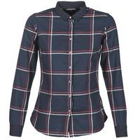 tommy hilfiger kimberley flannel womens shirt in blue