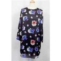 topshop size 10 black smock top